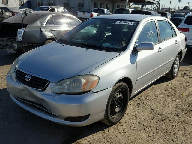 1NXBR32E06Z571834 - 2006 TOYOTA COROLLA CE SILVER photo 2