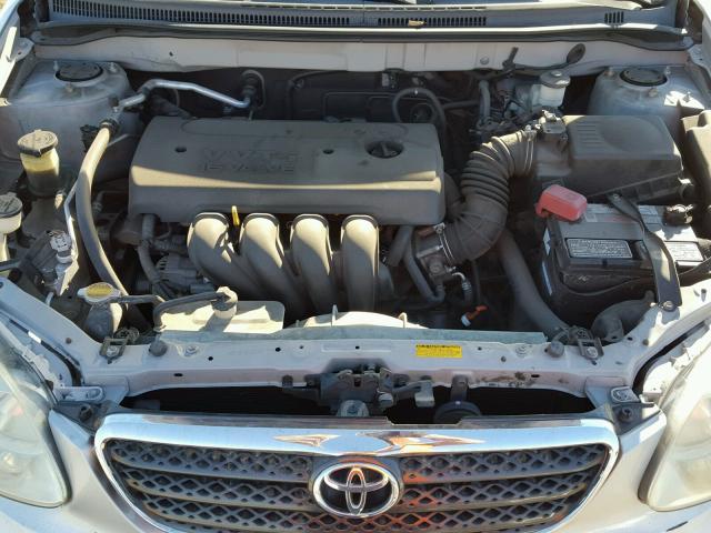 1NXBR32E06Z571834 - 2006 TOYOTA COROLLA CE SILVER photo 7