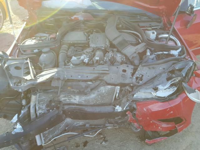 WDDKJ6HB9FF297036 - 2015 MERCEDES-BENZ E 400 4MAT RED photo 7