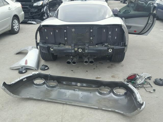 1G1YY26WX85114081 - 2008 CHEVROLET CORVETTE SILVER photo 9