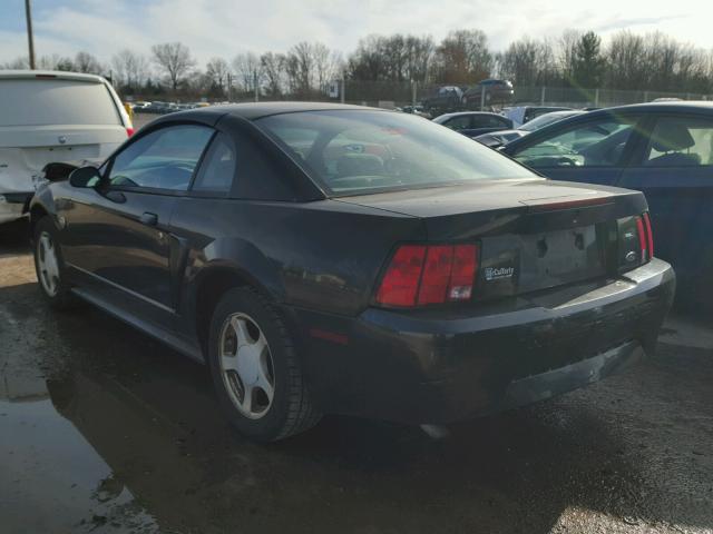 1FAFP40404F105145 - 2004 FORD MUSTANG BLACK photo 3