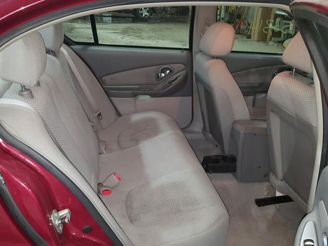 1G1ZS58F97F198942 - 2007 CHEVROLET MALIBU LS ბურგუნდია ფოტო 6
