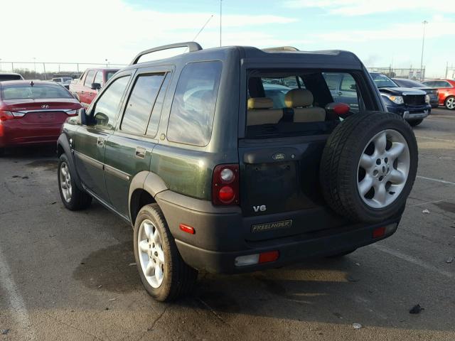 SALNY222X3A262849 - 2003 LAND ROVER FREELANDER GREEN photo 3