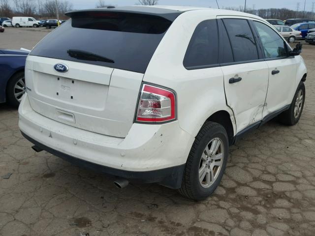 2FMDK3GC7ABB26381 - 2010 FORD EDGE SE WHITE photo 4