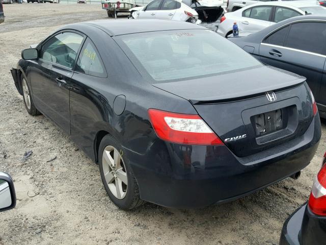 2HGFG12918H540313 - 2008 HONDA CIVIC EXL 黑色 照片 3