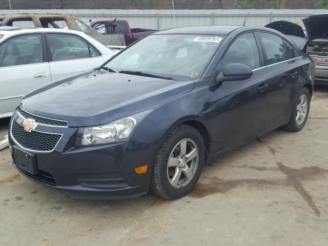 1G1PC5SB1E7123296 - 2014 CHEVROLET CRUZE LT PURPLE photo 2