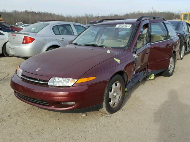 1G8JW82R0YY607259 - 2000 SATURN LW2 MAROON photo 2