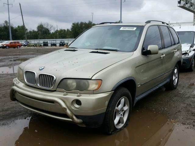 WBAFB33551LH10413 - 2001 BMW X5 4.4I TAN photo 2