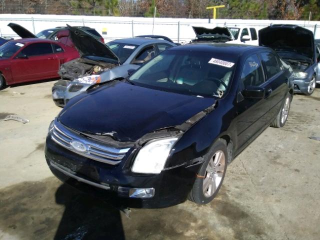 3FAHP08126R161895 - 2006 FORD FUSION SEL BLACK photo 2