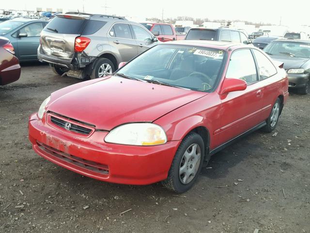 1HGEJ8245WL122640 - 1998 HONDA CIVIC EX 红色 照片 2