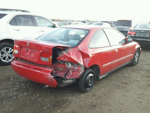 1HGEJ8245WL122640 - 1998 HONDA CIVIC EX RED photo 4