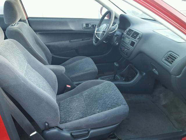 1HGEJ8245WL122640 - 1998 HONDA CIVIC EX RED photo 5