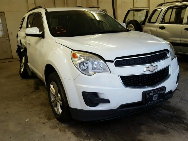 2GNALDEK3C1337307 - 2012 CHEVROLET EQUINOX LT WHITE photo 1