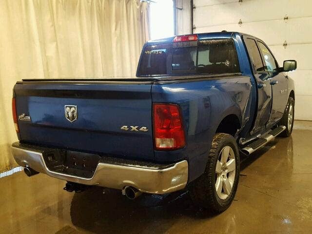 1D7RV1GT5BS558454 - 2011 DODGE RAM 1500 BLUE photo 4