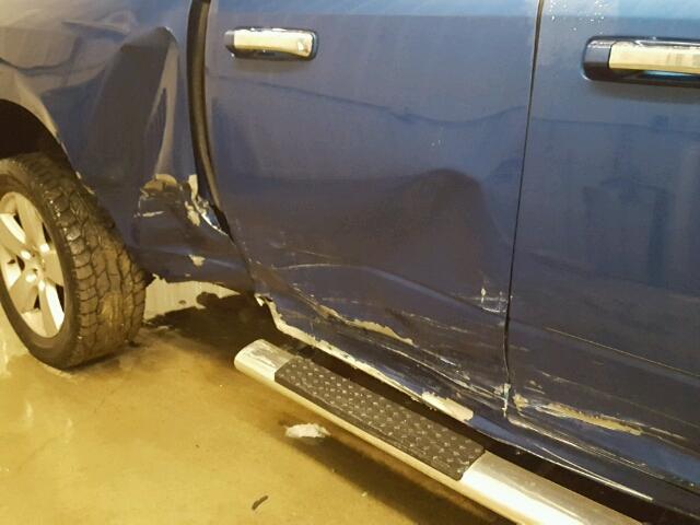 1D7RV1GT5BS558454 - 2011 DODGE RAM 1500 BLUE photo 9