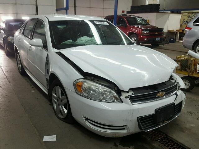 2G1WA5EK6A1168089 - 2010 CHEVROLET IMPALA LS WHITE photo 1