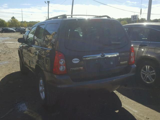 4F2YZ94115KM42085 - 2005 MAZDA TRIBUTE S GRAY photo 3