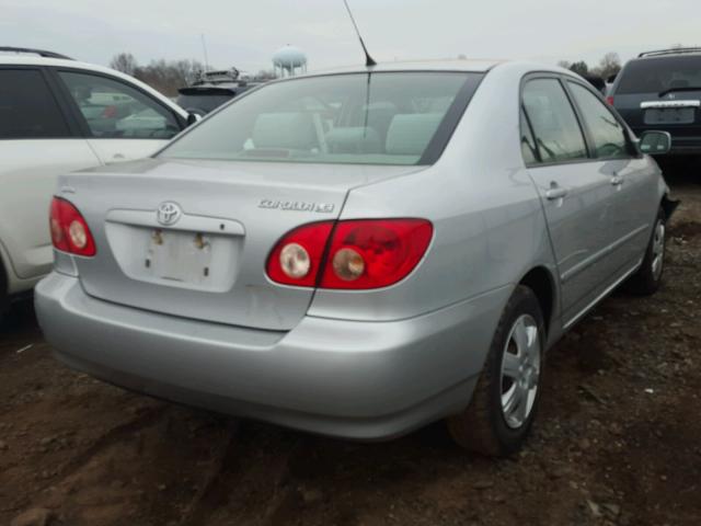 JTDBR32E770118730 - 2007 TOYOTA COROLLA CE SILVER photo 4