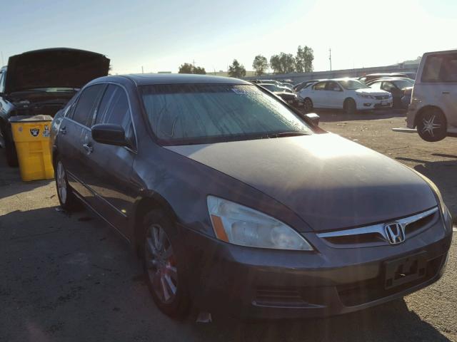 1HGCM66506A035472 - 2006 HONDA ACCORD EX GRAY photo 1