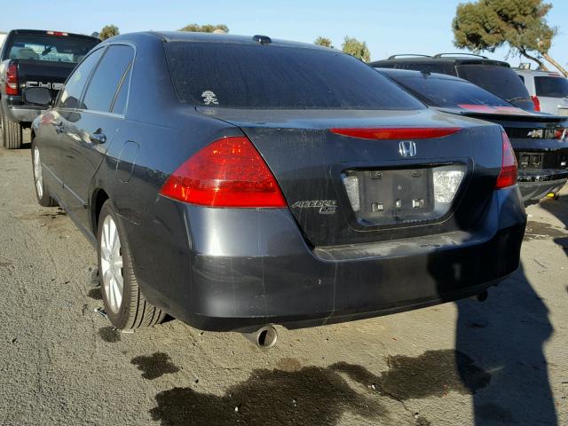 1HGCM66506A035472 - 2006 HONDA ACCORD EX GRAY photo 3