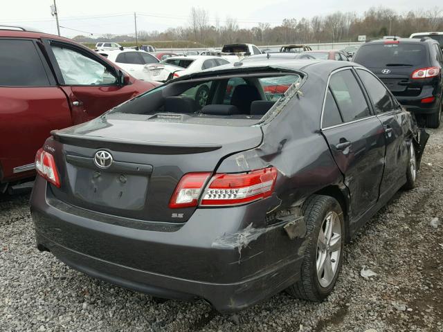 4T1BF3EK5BU663736 - 2011 TOYOTA CAMRY BASE GRAY photo 4