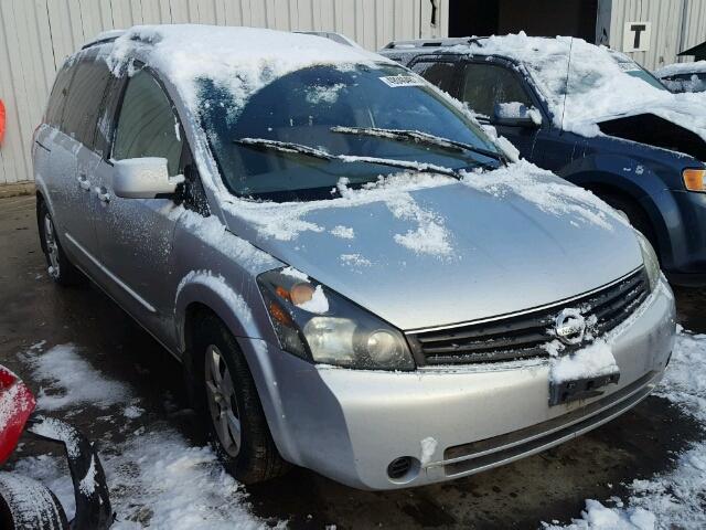 5N1BV28U97N124886 - 2007 NISSAN QUEST S SILVER photo 1