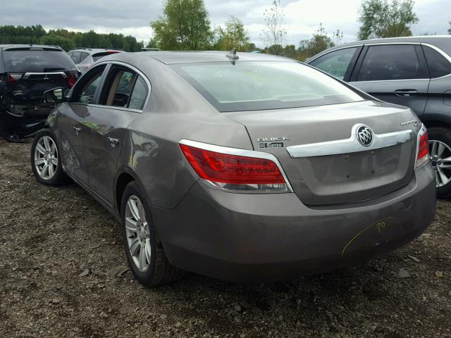 1G4GC5EG0AF164612 - 2010 BUICK LACROSSE C TAN photo 3