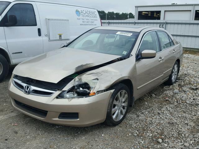 1HGCM66556A055703 - 2006 HONDA ACCORD EX GOLD photo 2