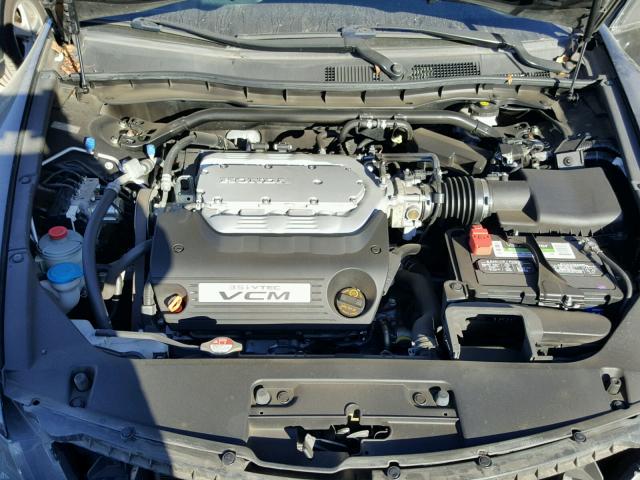 1HGCS2B86CA006343 - 2012 HONDA ACCORD EXL BLACK photo 7