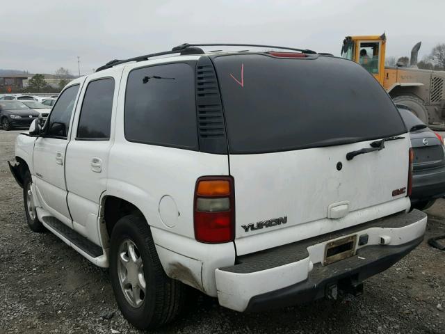 1GKEK63U91J248863 - 2001 GMC DENALI WHITE photo 3