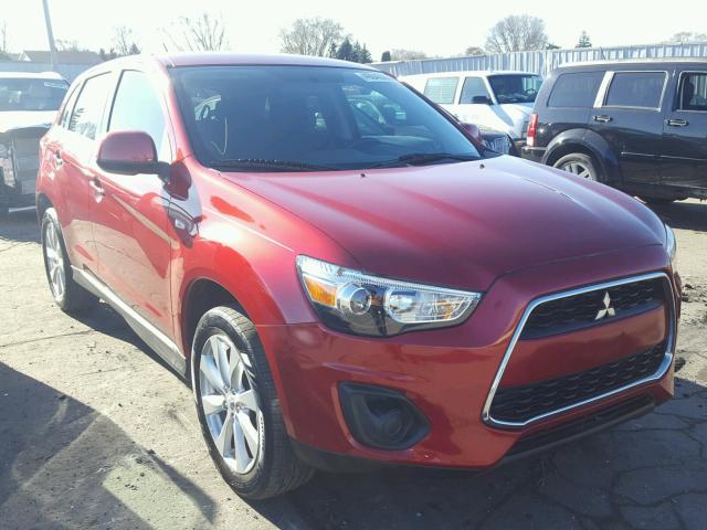 4A4AP3AU7FE001444 - 2015 MITSUBISHI OUTLANDER RED photo 1