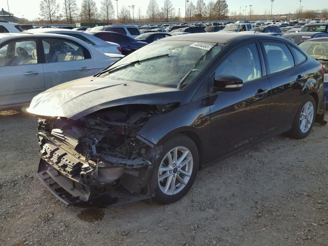 1FADP3F25GL398800 - 2016 FORD FOCUS SE BLACK photo 2