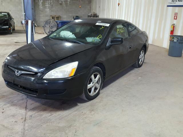 1HGCM71663A023019 - 2003 HONDA ACCORD EX BLACK photo 2