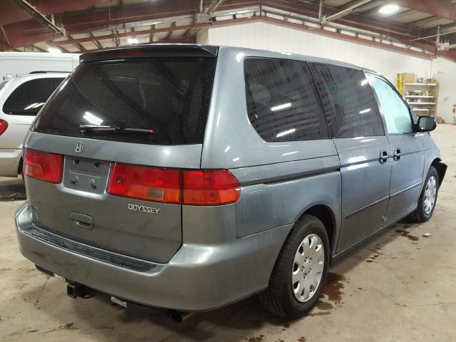 2HKRL1850YH575508 - 2000 HONDA ODYSSEY LX GRAY photo 4