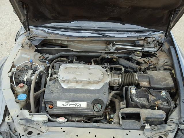 1HGCP36718A053750 - 2008 HONDA ACCORD EX GRAY photo 7