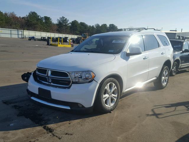 1C4SDJDT3DC538929 - 2013 DODGE DURANGO CR WHITE photo 2