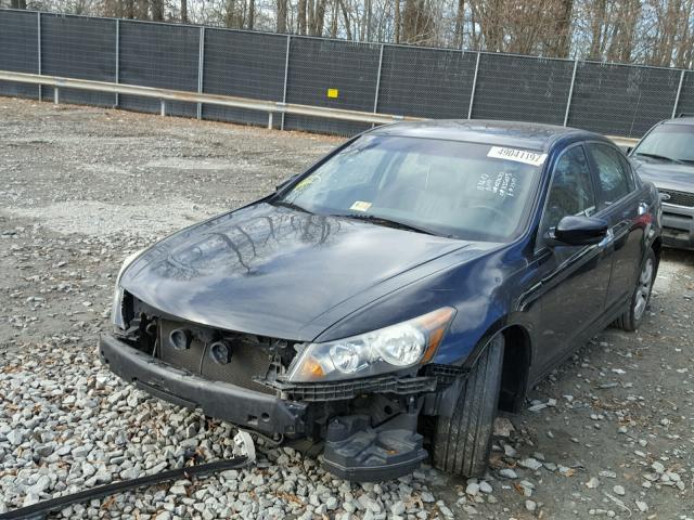 1HGCP36828A029630 - 2008 HONDA ACCORD EXL BLACK photo 2