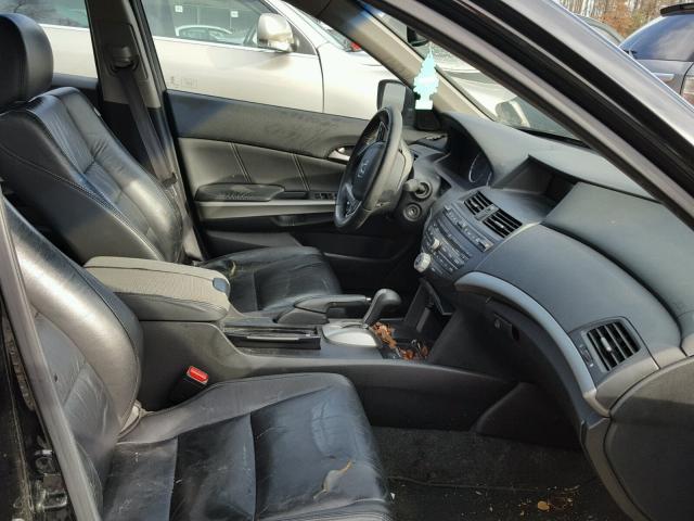 1HGCP36828A029630 - 2008 HONDA ACCORD EXL BLACK photo 5