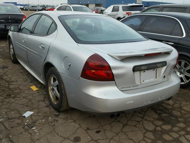 2G2WP522441111196 - 2004 PONTIAC GRAND PRIX SILVER photo 3