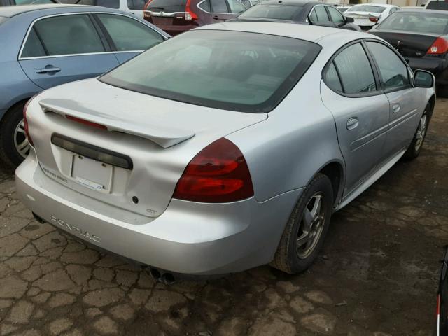 2G2WP522441111196 - 2004 PONTIAC GRAND PRIX SILVER photo 4