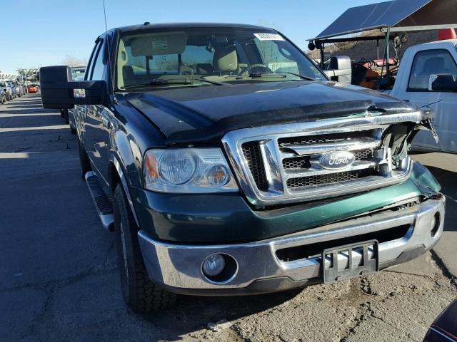 1FTPX12V67FB23236 - 2007 FORD F150 GREEN photo 1