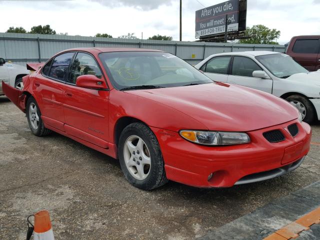 1G2WP52K0WF278277 - 1998 PONTIAC GRAND PRIX RED photo 1