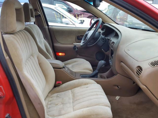 1G2WP52K0WF278277 - 1998 PONTIAC GRAND PRIX RED photo 5