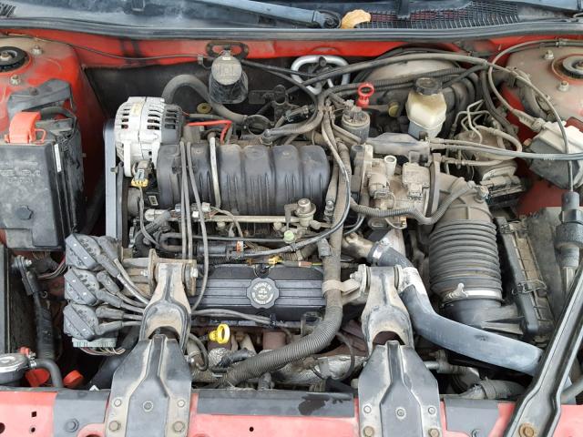 1G2WP52K0WF278277 - 1998 PONTIAC GRAND PRIX RED photo 7