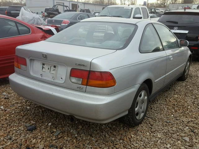 1HGEJ8143WL092944 - 1998 HONDA CIVIC EX SILVER photo 4