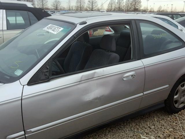 1HGEJ8143WL092944 - 1998 HONDA CIVIC EX ვერცხლისფერი ფოტო 9