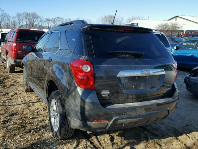 2GNFLFEK2E6304449 - 2014 CHEVROLET EQUINOX LT GRAY photo 3