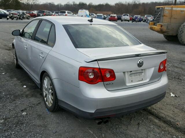 3VWWJ71K17M101102 - 2007 VOLKSWAGEN JETTA GLI SILVER photo 3