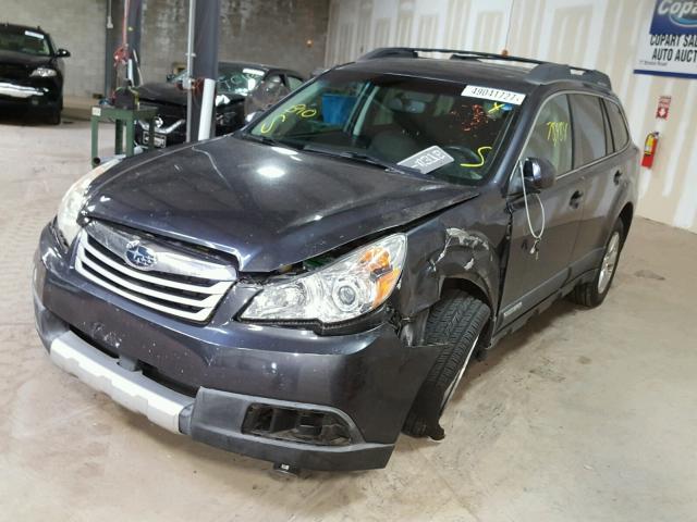 4S4BRBLCXB3323839 - 2011 SUBARU OUTBACK 2. CHARCOAL photo 2