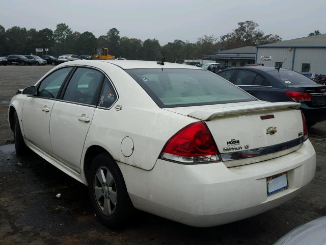 2G1WT57K791105408 - 2009 CHEVROLET IMPALA 1LT WHITE photo 3